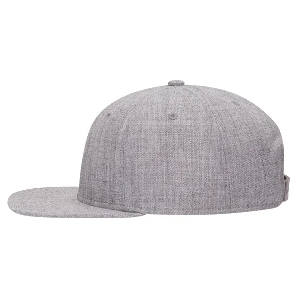 Wool Blend Twill Round Flat Visor "SNAP" 6 Panel Hat - Wool Blend Twill Round Flat Visor "SNAP" 6 Panel Hat - Image 193 of 193