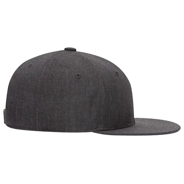 Wool Blend Twill Round Flat Visor "SNAP" 6 Panel Hat - Wool Blend Twill Round Flat Visor "SNAP" 6 Panel Hat - Image 187 of 193