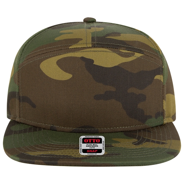 Snap 7 Panel Mid Profile Snapback Hat - Snap 7 Panel Mid Profile Snapback Hat - Image 52 of 56