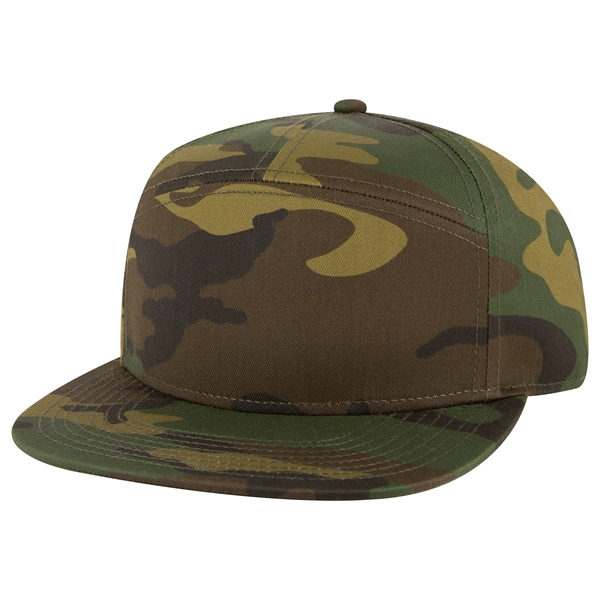 Snap 7 Panel Mid Profile Snapback Hat - Snap 7 Panel Mid Profile Snapback Hat - Image 53 of 56