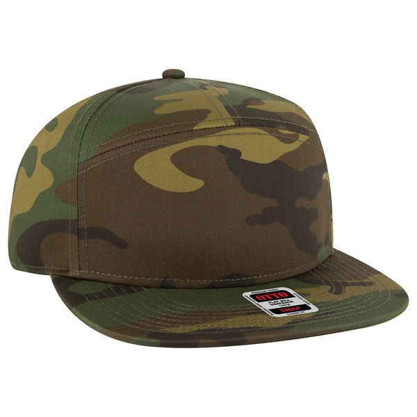 Snap 7 Panel Mid Profile Snapback Hat - Snap 7 Panel Mid Profile Snapback Hat - Image 50 of 56