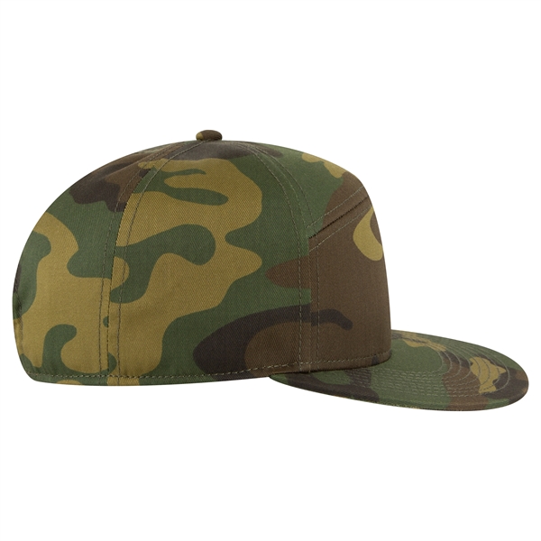 Snap 7 Panel Mid Profile Snapback Hat - Snap 7 Panel Mid Profile Snapback Hat - Image 56 of 56