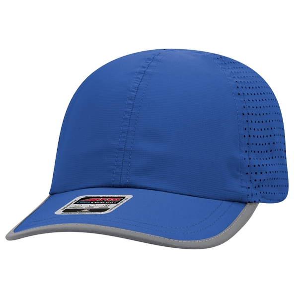 6 Panel Pongee Back with Reflective Binding Trim Visor - 6 Panel Pongee Back with Reflective Binding Trim Visor - Image 5 of 79