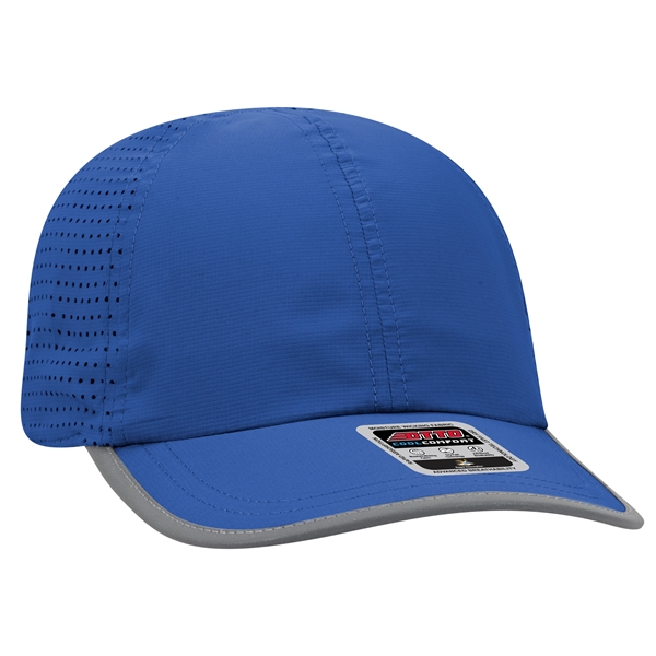 6 Panel Pongee Back with Reflective Binding Trim Visor - 6 Panel Pongee Back with Reflective Binding Trim Visor - Image 5 of 79