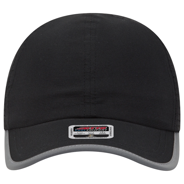 6 Panel Pongee Back with Reflective Binding Trim Visor - 6 Panel Pongee Back with Reflective Binding Trim Visor - Image 16 of 79