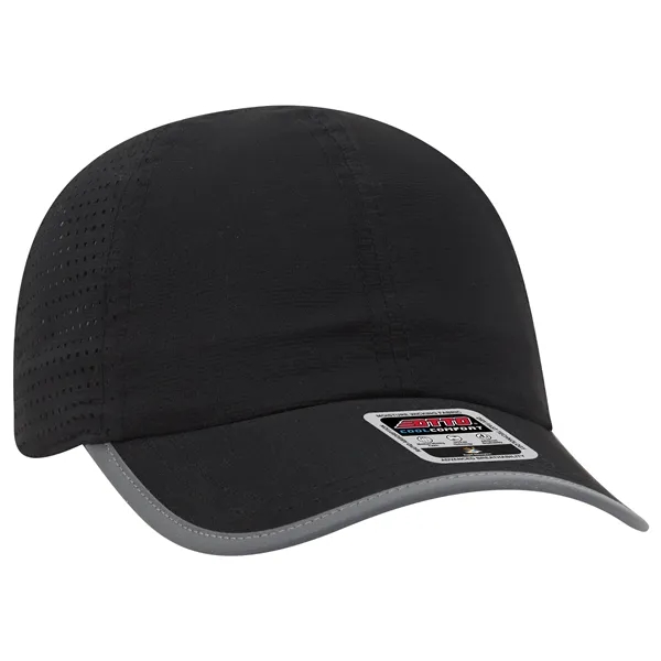 6 Panel Pongee Back with Reflective Binding Trim Visor - 6 Panel Pongee Back with Reflective Binding Trim Visor - Image 14 of 79