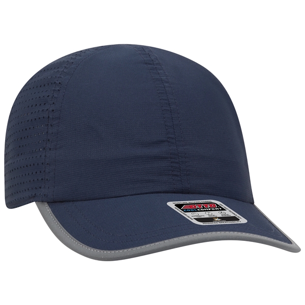 6 Panel Pongee Back with Reflective Binding Trim Visor - 6 Panel Pongee Back with Reflective Binding Trim Visor - Image 20 of 79