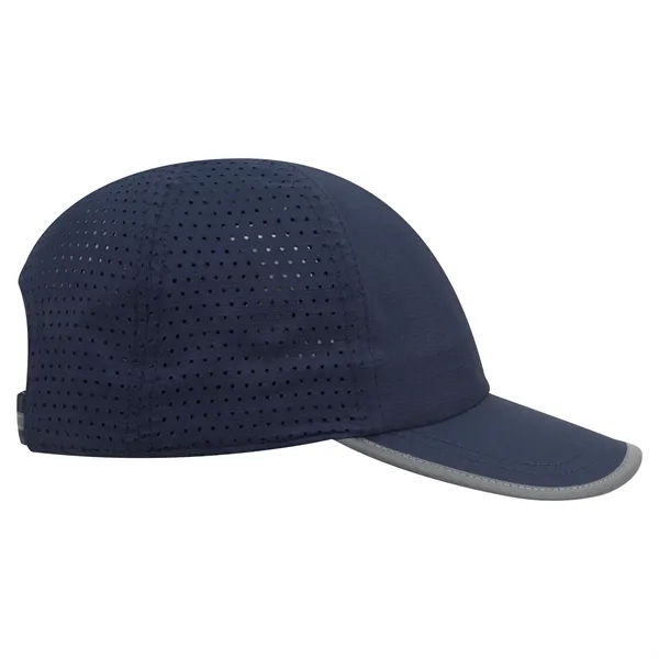 6 Panel Pongee Back with Reflective Binding Trim Visor - 6 Panel Pongee Back with Reflective Binding Trim Visor - Image 25 of 79