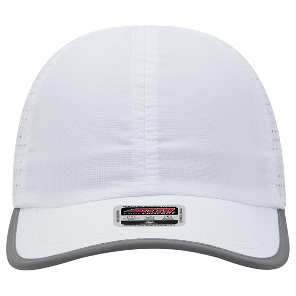 6 Panel Pongee Back with Reflective Binding Trim Visor - 6 Panel Pongee Back with Reflective Binding Trim Visor - Image 40 of 79