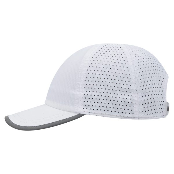 6 Panel Pongee Back with Reflective Binding Trim Visor - 6 Panel Pongee Back with Reflective Binding Trim Visor - Image 42 of 79