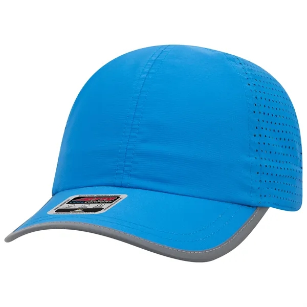 6 Panel Pongee Back with Reflective Binding Trim Visor - 6 Panel Pongee Back with Reflective Binding Trim Visor - Image 70 of 79