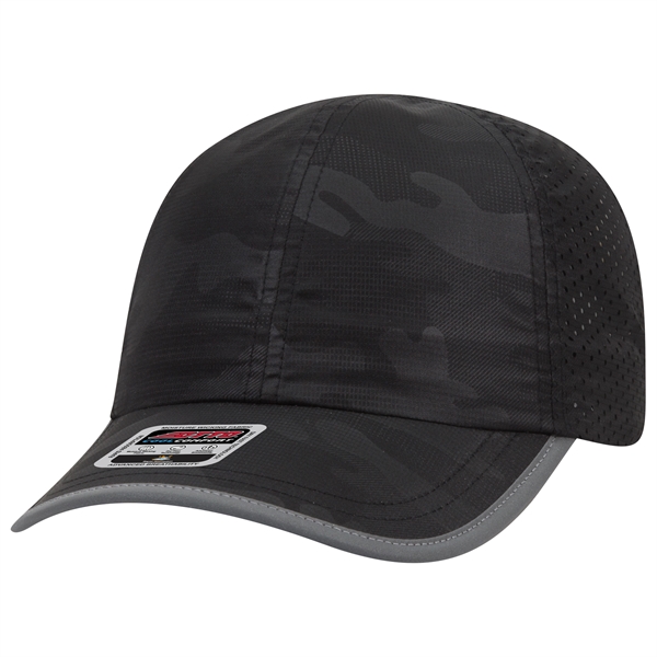 6 Panel Pongee Back with Reflective Binding Trim Visor - 6 Panel Pongee Back with Reflective Binding Trim Visor - Image 76 of 79