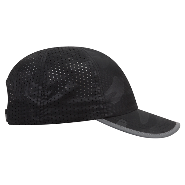 6 Panel Pongee Back with Reflective Binding Trim Visor - 6 Panel Pongee Back with Reflective Binding Trim Visor - Image 79 of 79