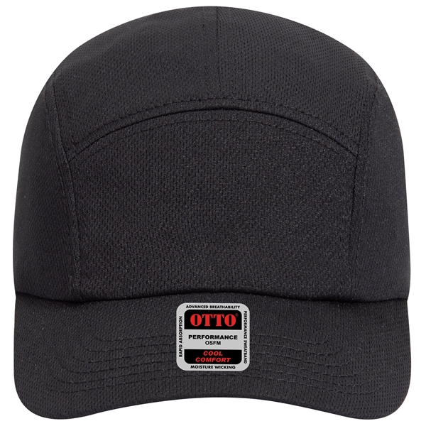 Cool Comfort Polyester Mesh 5 Panel Running Hat - Cool Comfort Polyester Mesh 5 Panel Running Hat - Image 3 of 6