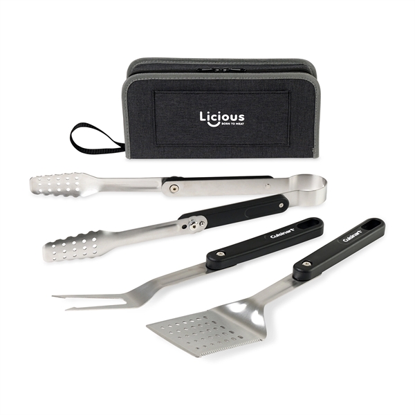 Cuisinart Outdoors® 4-Piece Folding Grill Tool Set - Cuisinart Outdoors® 4-Piece Folding Grill Tool Set - Image 0 of 9