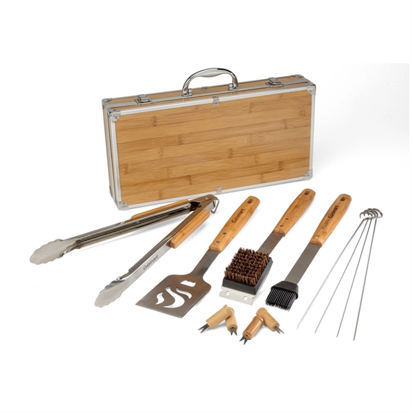 Cuisinart Outdoors® Bamboo 13 PC Grill Tool Set - Cuisinart Outdoors® Bamboo 13 PC Grill Tool Set - Image 2 of 7