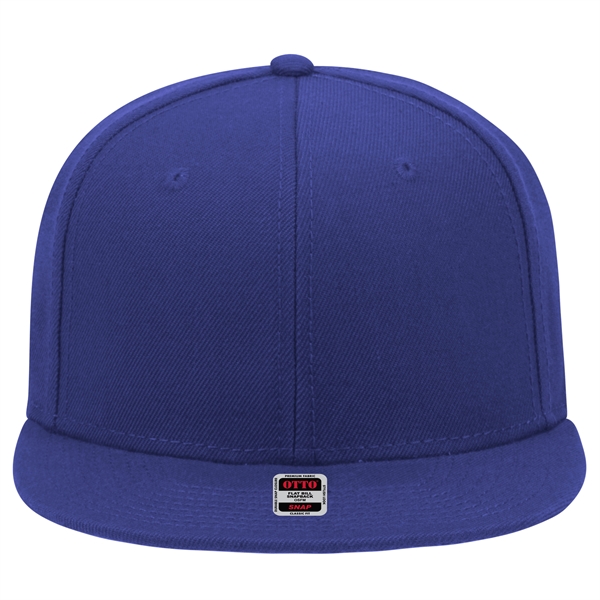 6 Panel Alternative Wool Twill Square Visor Snapback hat - 6 Panel Alternative Wool Twill Square Visor Snapback hat - Image 3 of 48