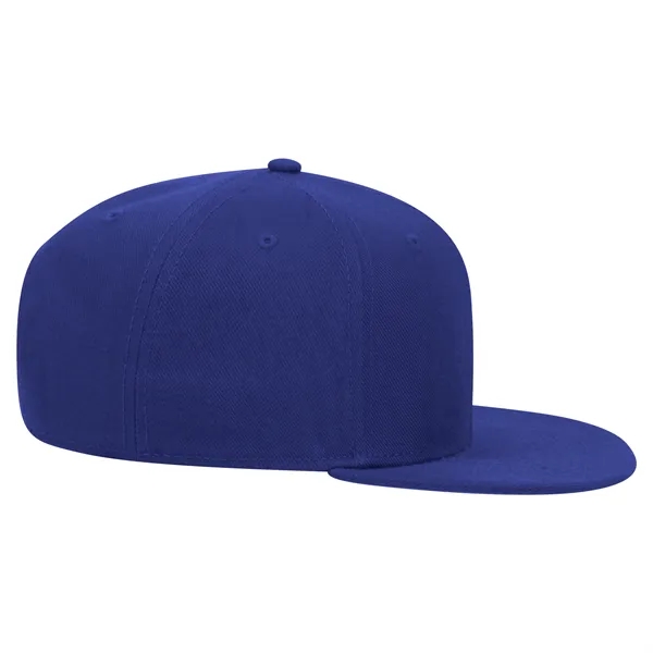 6 Panel Alternative Wool Twill Square Visor Snapback hat - 6 Panel Alternative Wool Twill Square Visor Snapback hat - Image 6 of 48
