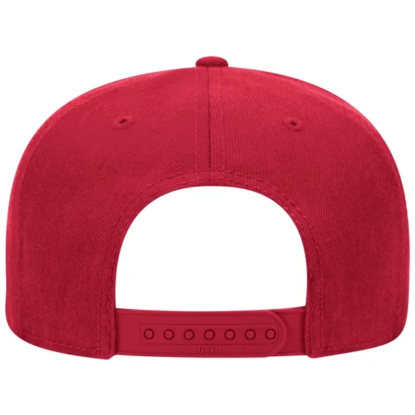 6 Panel Alternative Wool Twill Square Visor Snapback hat - 6 Panel Alternative Wool Twill Square Visor Snapback hat - Image 8 of 48