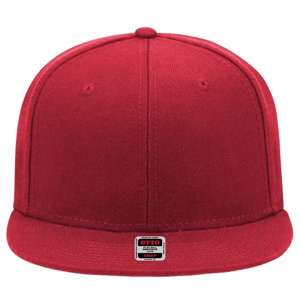 6 Panel Alternative Wool Twill Square Visor Snapback hat - 6 Panel Alternative Wool Twill Square Visor Snapback hat - Image 9 of 48