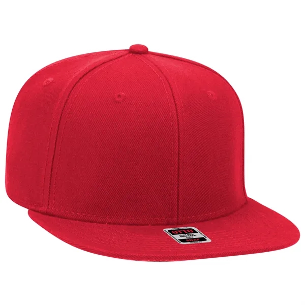 6 Panel Alternative Wool Twill Square Visor Snapback hat - 6 Panel Alternative Wool Twill Square Visor Snapback hat - Image 7 of 48