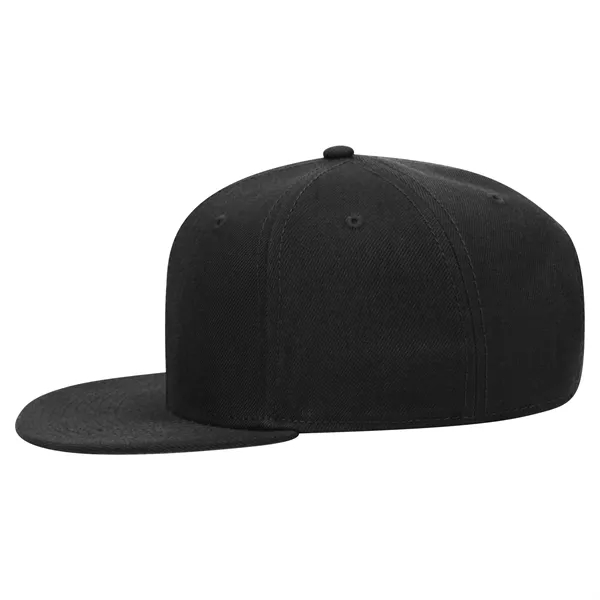 6 Panel Alternative Wool Twill Square Visor Snapback hat - 6 Panel Alternative Wool Twill Square Visor Snapback hat - Image 17 of 48