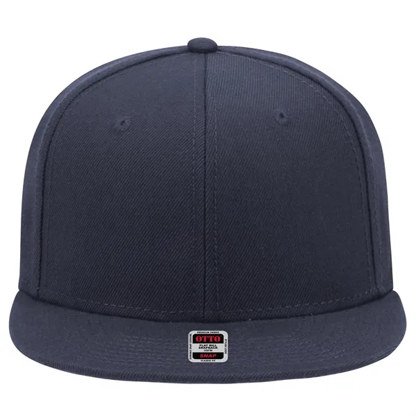 6 Panel Alternative Wool Twill Square Visor Snapback hat - 6 Panel Alternative Wool Twill Square Visor Snapback hat - Image 21 of 48