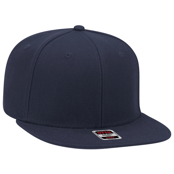 6 Panel Alternative Wool Twill Square Visor Snapback hat - 6 Panel Alternative Wool Twill Square Visor Snapback hat - Image 19 of 48
