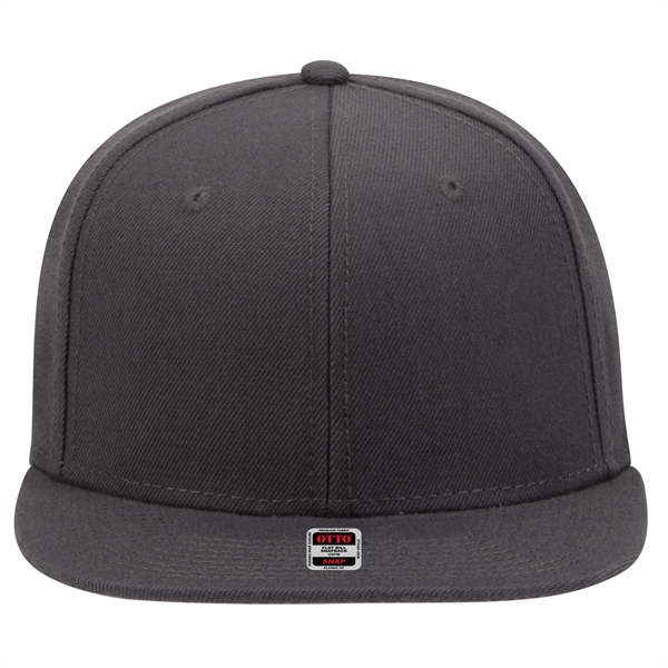 6 Panel Alternative Wool Twill Square Visor Snapback hat - 6 Panel Alternative Wool Twill Square Visor Snapback hat - Image 27 of 48