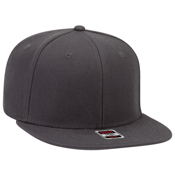 6 Panel Alternative Wool Twill Square Visor Snapback hat - 6 Panel Alternative Wool Twill Square Visor Snapback hat - Image 25 of 48