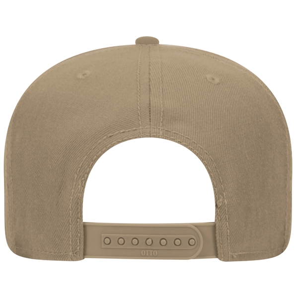 6 Panel Alternative Wool Twill Square Visor Snapback hat - 6 Panel Alternative Wool Twill Square Visor Snapback hat - Image 32 of 48