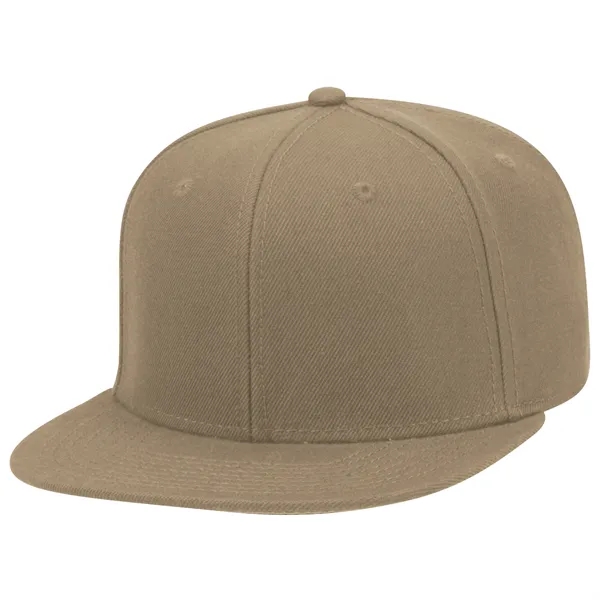 6 Panel Alternative Wool Twill Square Visor Snapback hat - 6 Panel Alternative Wool Twill Square Visor Snapback hat - Image 34 of 48