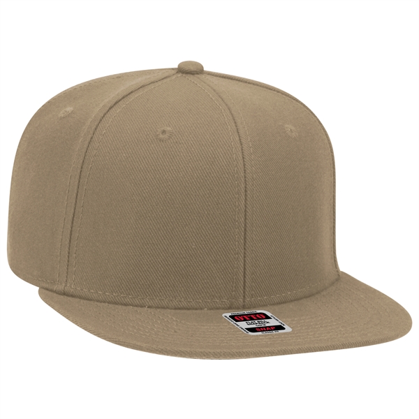 6 Panel Alternative Wool Twill Square Visor Snapback hat - 6 Panel Alternative Wool Twill Square Visor Snapback hat - Image 31 of 48