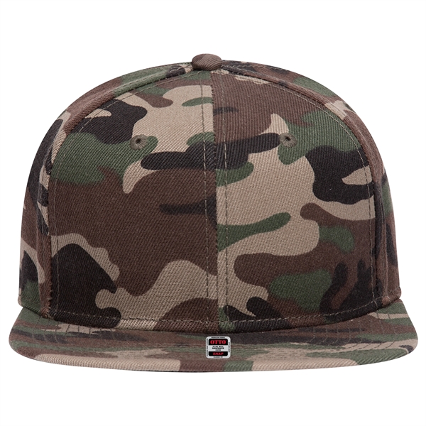 6 Panel Alternative Wool Twill Square Visor Snapback hat - 6 Panel Alternative Wool Twill Square Visor Snapback hat - Image 39 of 48