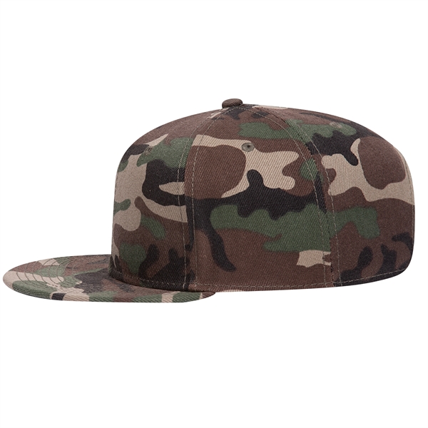 6 Panel Alternative Wool Twill Square Visor Snapback hat - 6 Panel Alternative Wool Twill Square Visor Snapback hat - Image 41 of 48
