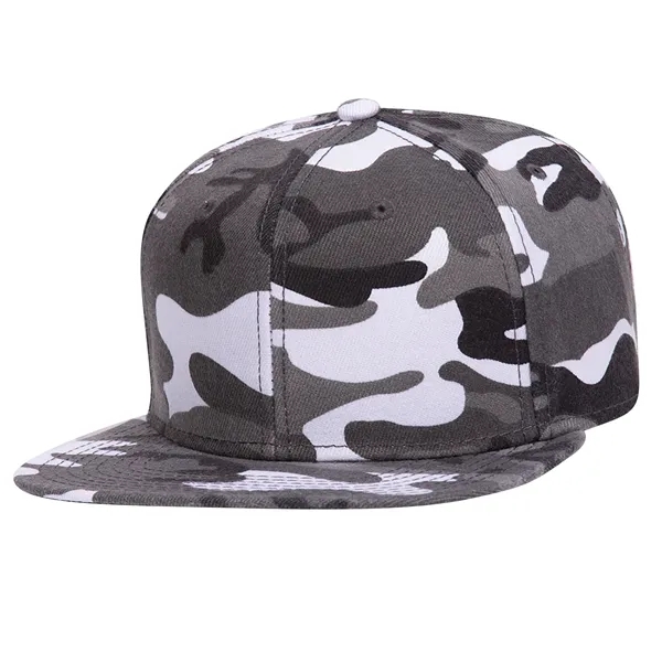 6 Panel Alternative Wool Twill Square Visor Snapback hat - 6 Panel Alternative Wool Twill Square Visor Snapback hat - Image 46 of 48