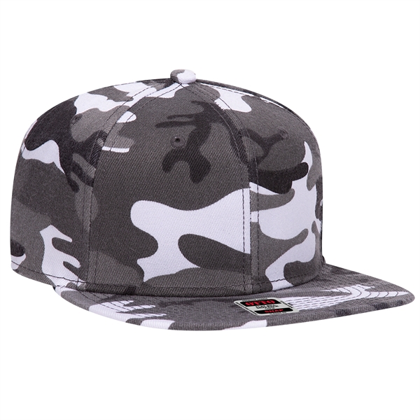 6 Panel Alternative Wool Twill Square Visor Snapback hat - 6 Panel Alternative Wool Twill Square Visor Snapback hat - Image 43 of 48