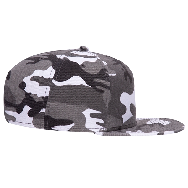 6 Panel Alternative Wool Twill Square Visor Snapback hat - 6 Panel Alternative Wool Twill Square Visor Snapback hat - Image 48 of 48