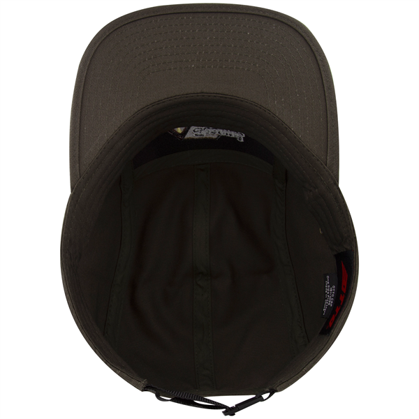 Cotton Twill Square Visor w/ Binding Trim 5 Panel Camper Hat - Cotton Twill Square Visor w/ Binding Trim 5 Panel Camper Hat - Image 25 of 27