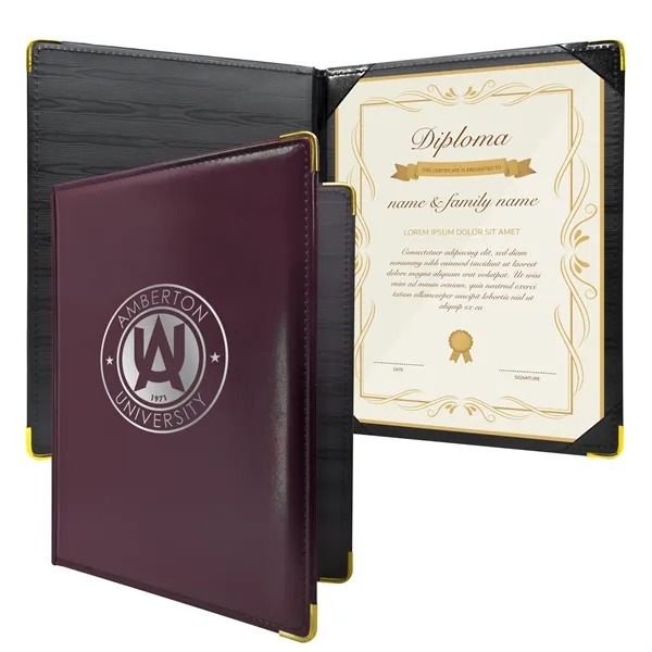 Diploma Holder Deluxe Portrait - Diploma Holder Deluxe Portrait - Image 1 of 4