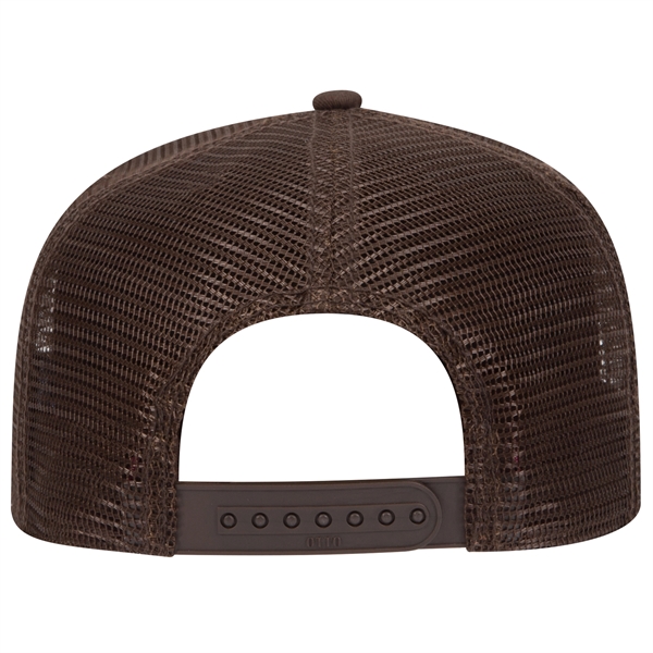 Cork Square Flat Visor "SNAP" 5 Panel Mesh Back Hat - Cork Square Flat Visor "SNAP" 5 Panel Mesh Back Hat - Image 20 of 24