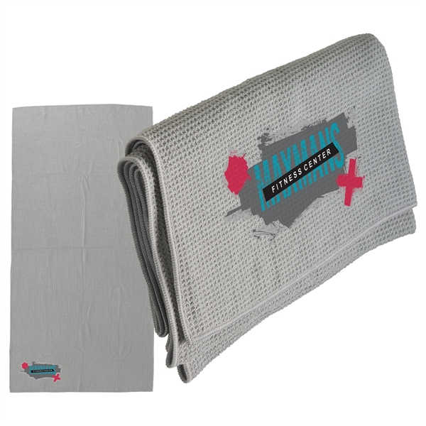 Seaside 30- x 60- Waffle Microfiber Beach Towel - Seaside 30- x 60- Waffle Microfiber Beach Towel - Image 2 of 3