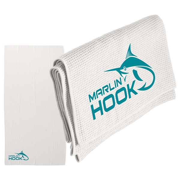 Seaside 30- x 60- Waffle Microfiber Beach Towel - Seaside 30- x 60- Waffle Microfiber Beach Towel - Image 3 of 3