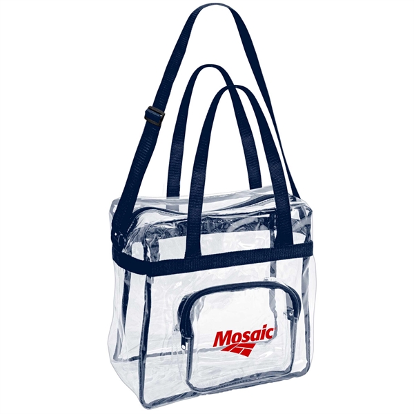 The Everything Clear Vinyl Tote Bag - The Everything Clear Vinyl Tote Bag - Image 1 of 6