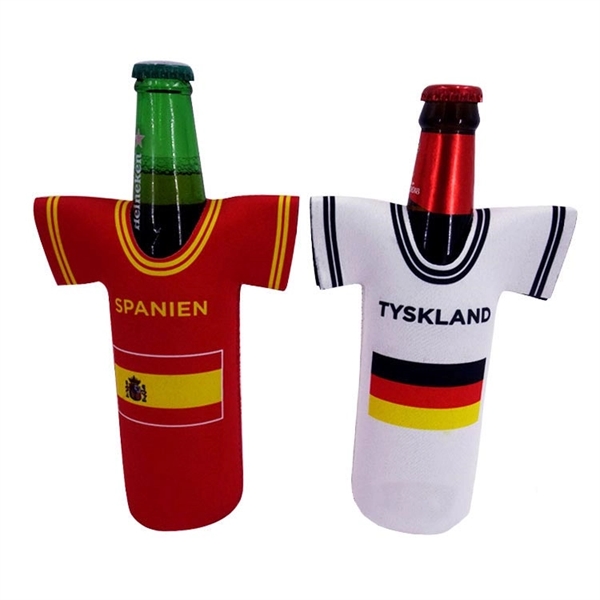 Neoprene T Shirt  Beer Bottle Cooler - Neoprene T Shirt  Beer Bottle Cooler - Image 0 of 8
