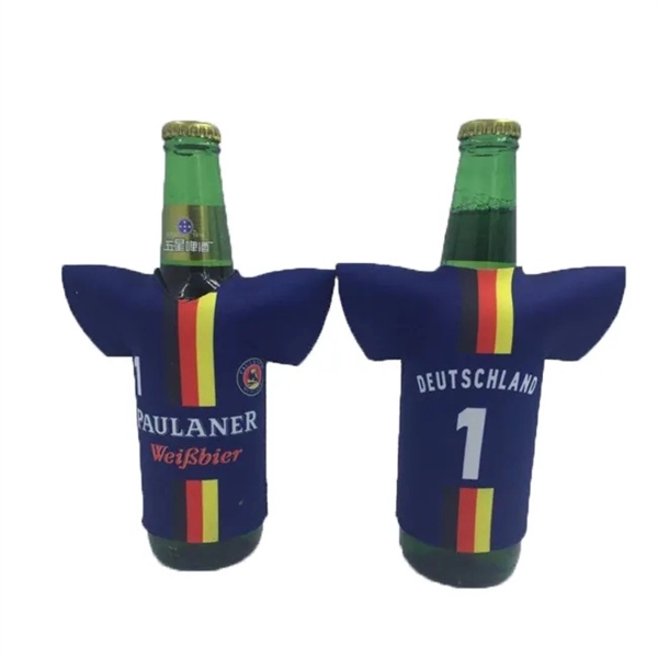 Neoprene T Shirt  Beer Bottle Cooler - Neoprene T Shirt  Beer Bottle Cooler - Image 8 of 8