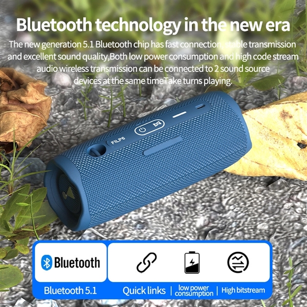 Flip6 Waterproof Portable Bluetooth Speaker - Flip6 Waterproof Portable Bluetooth Speaker - Image 2 of 8