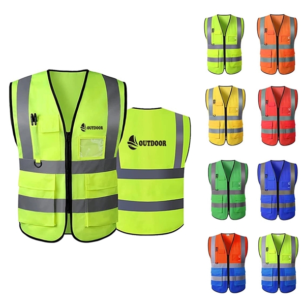 Reflective Safety Vest - Reflective Safety Vest - Image 0 of 2