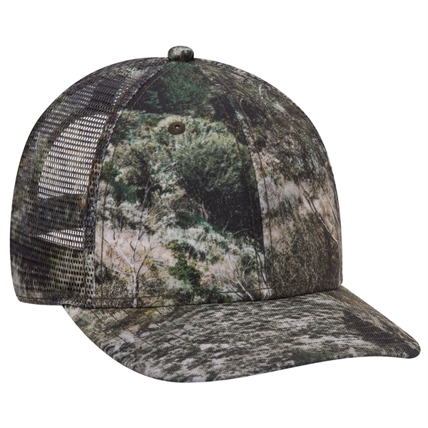 6 Panel Low Profile Mesh Back Trucker Hat - 6 Panel Low Profile Mesh Back Trucker Hat - Image 19 of 36