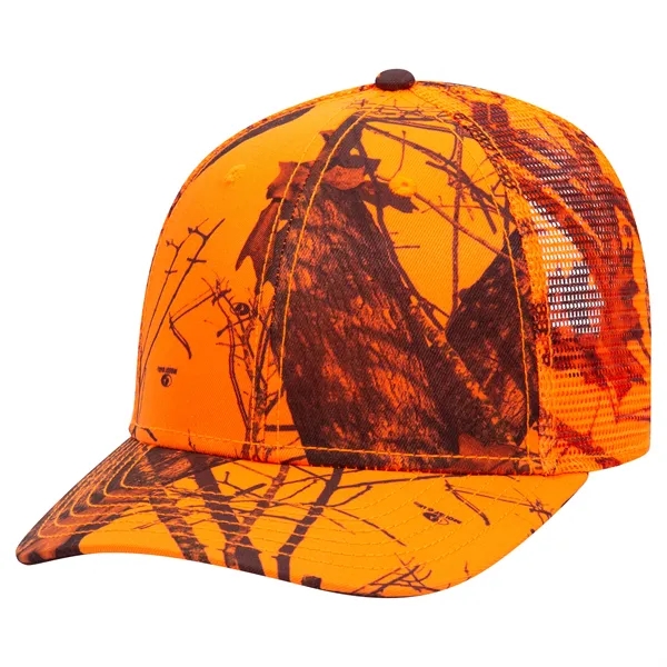 6 Panel Low Profile Mesh Back Trucker Hat - 6 Panel Low Profile Mesh Back Trucker Hat - Image 28 of 36